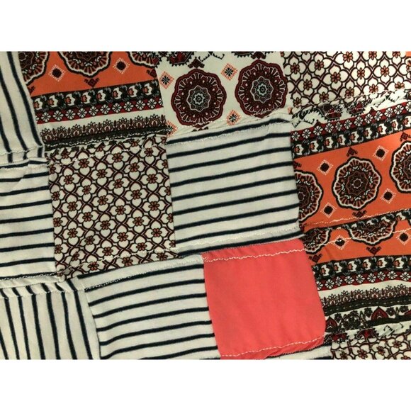 Baby Quilt 30"x40" Homemade Boho Style Hippie Blanket Wallhanging Lap Wheelchai - Picture 2 of 7